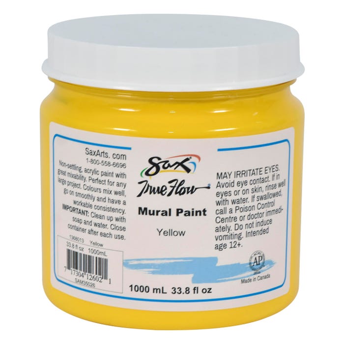 Sax Acrylic Mural Paint, 33.8 Ounces, Yellow