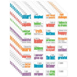 Inspired Minds Say it! Think it! Live it! Incentive Stickers, Pack of 320. 2133202