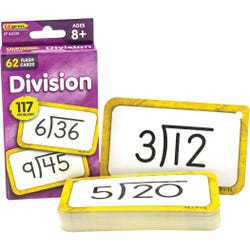 Edupress Double-Sided Division Flash Cards, Set of 62