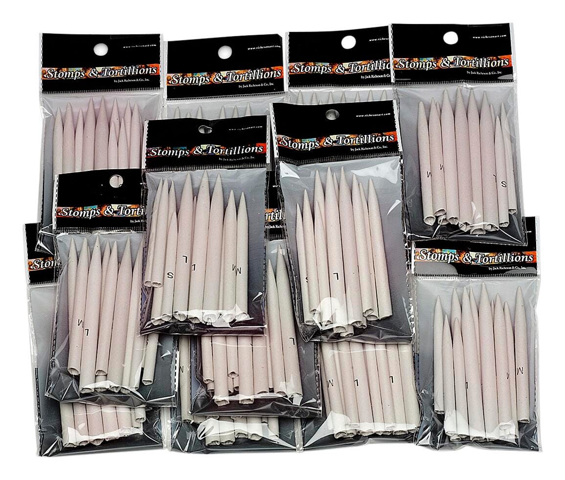 Jack Richeson® Blending Tortillons - Classroom Pack of 144 2218152