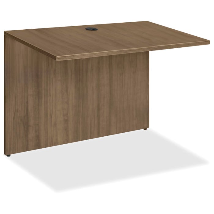 Lorell Walnut Laminate Office Suite Desking, Bridge, 41-3/8 x 23-5/8 x 29-1/2 Inches, Walnut
