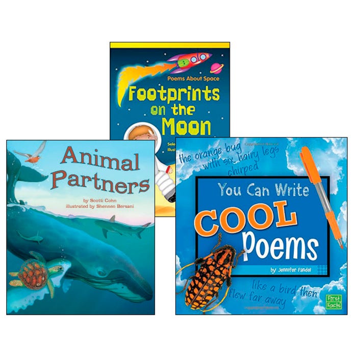 Achieve It! Third Grade Genre Collection Poetry and Rhyme Variety Pack, Set of 15