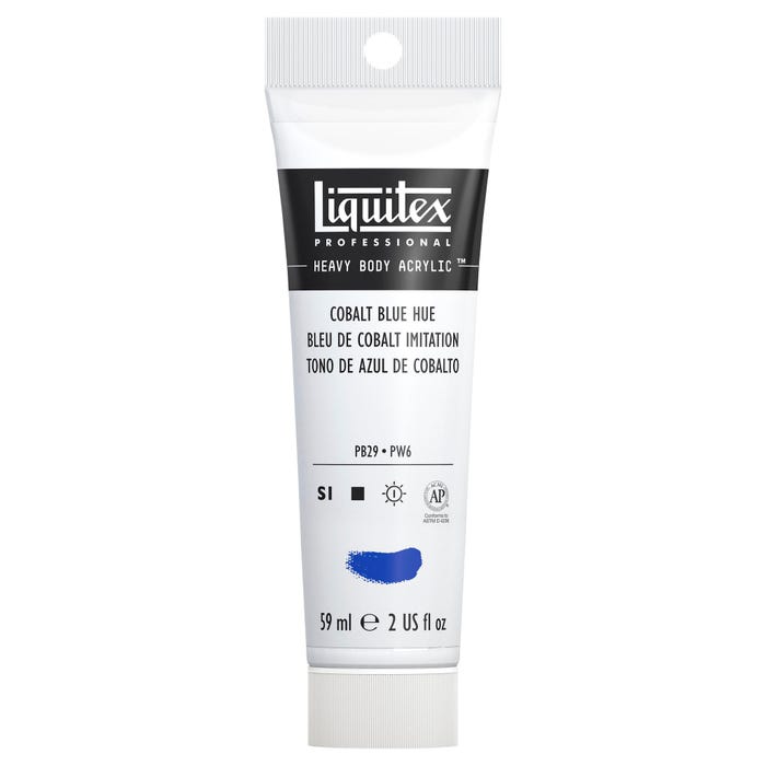 Liquitex Heavy Body Acrylic Paint, Cobalt Blue Hue, 2 Ounce Tube