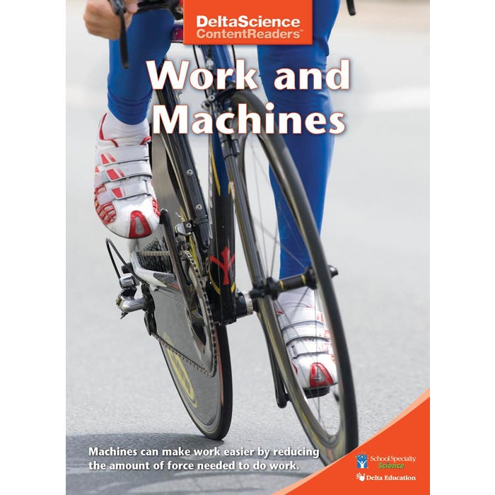 Delta Science Content Readers Work and Machines Red Book, Pack of 8