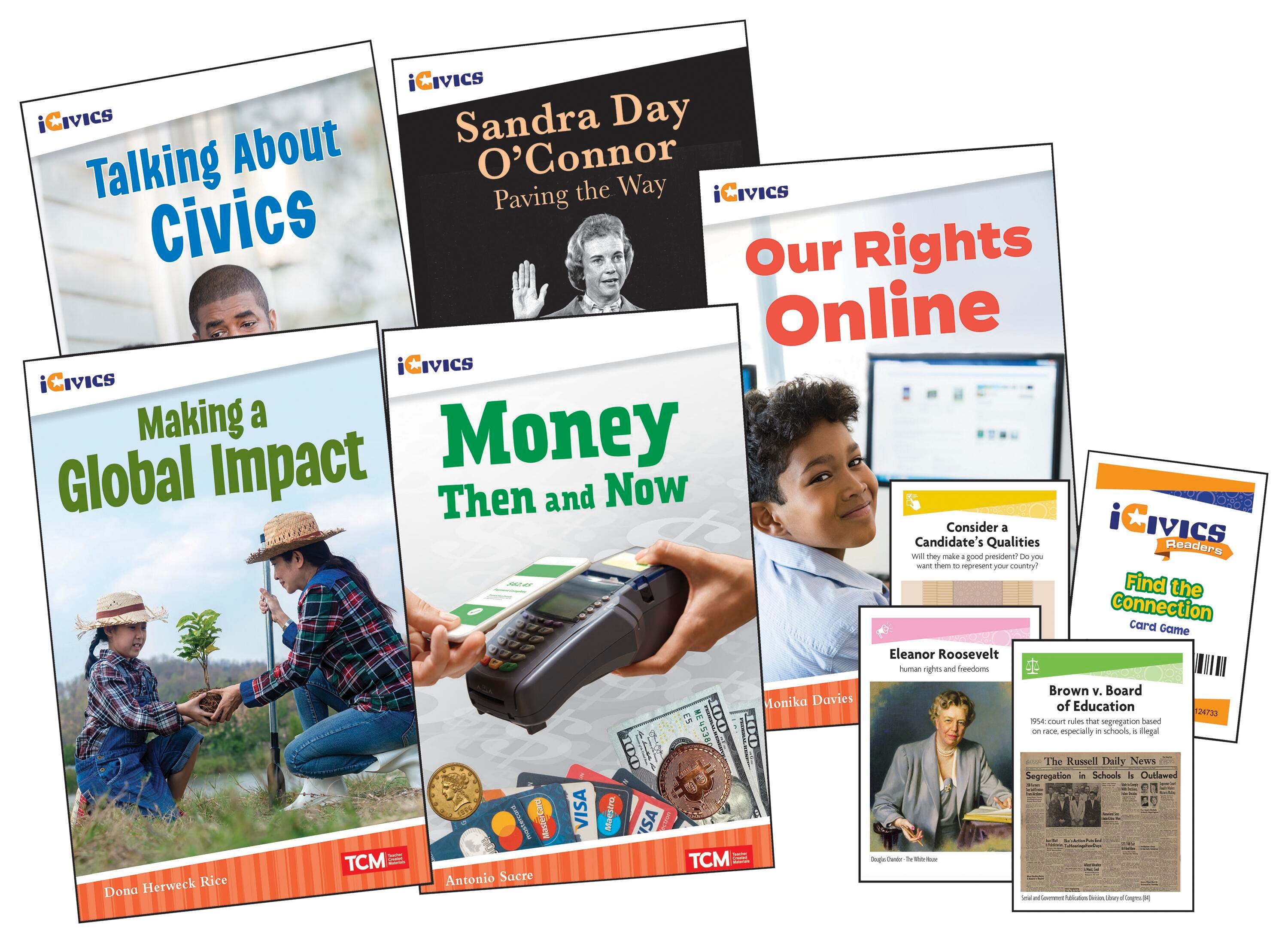 Teacher Created Materials Community & Social Awareness Book Set and Game Cards, Grade 5, Item Number 2097292