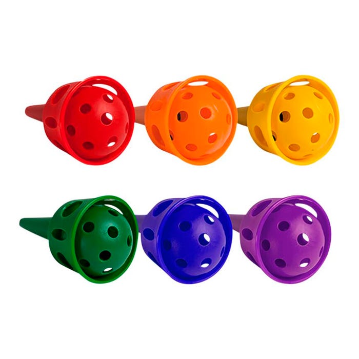 Champion Sports Catch-A-Balls, Assorted Colors, Set of 6