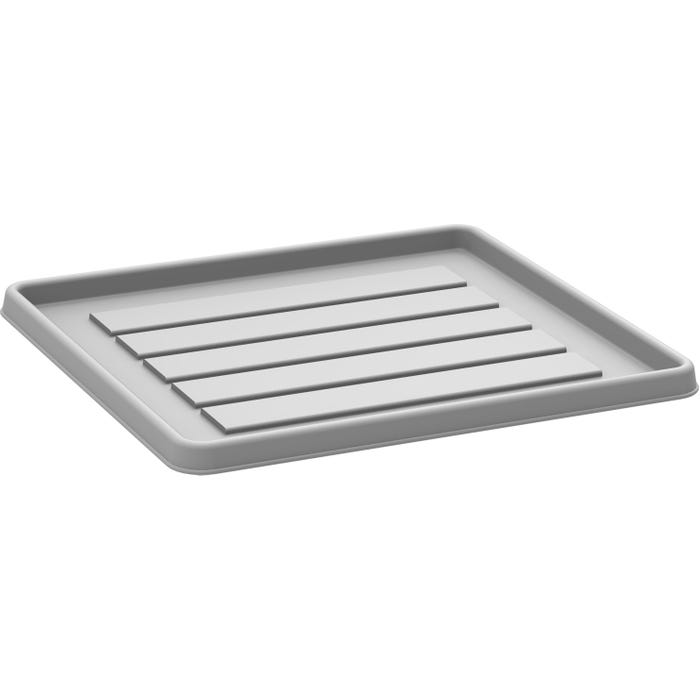 Storex School Locker/Office Cubicle Boot Tray, 12-3/8 x 11 x 4/5 Inches, Gray, Pack of 18