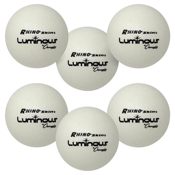 Champion Sports Rhino Skin Luminous Ball Set, Set of 6