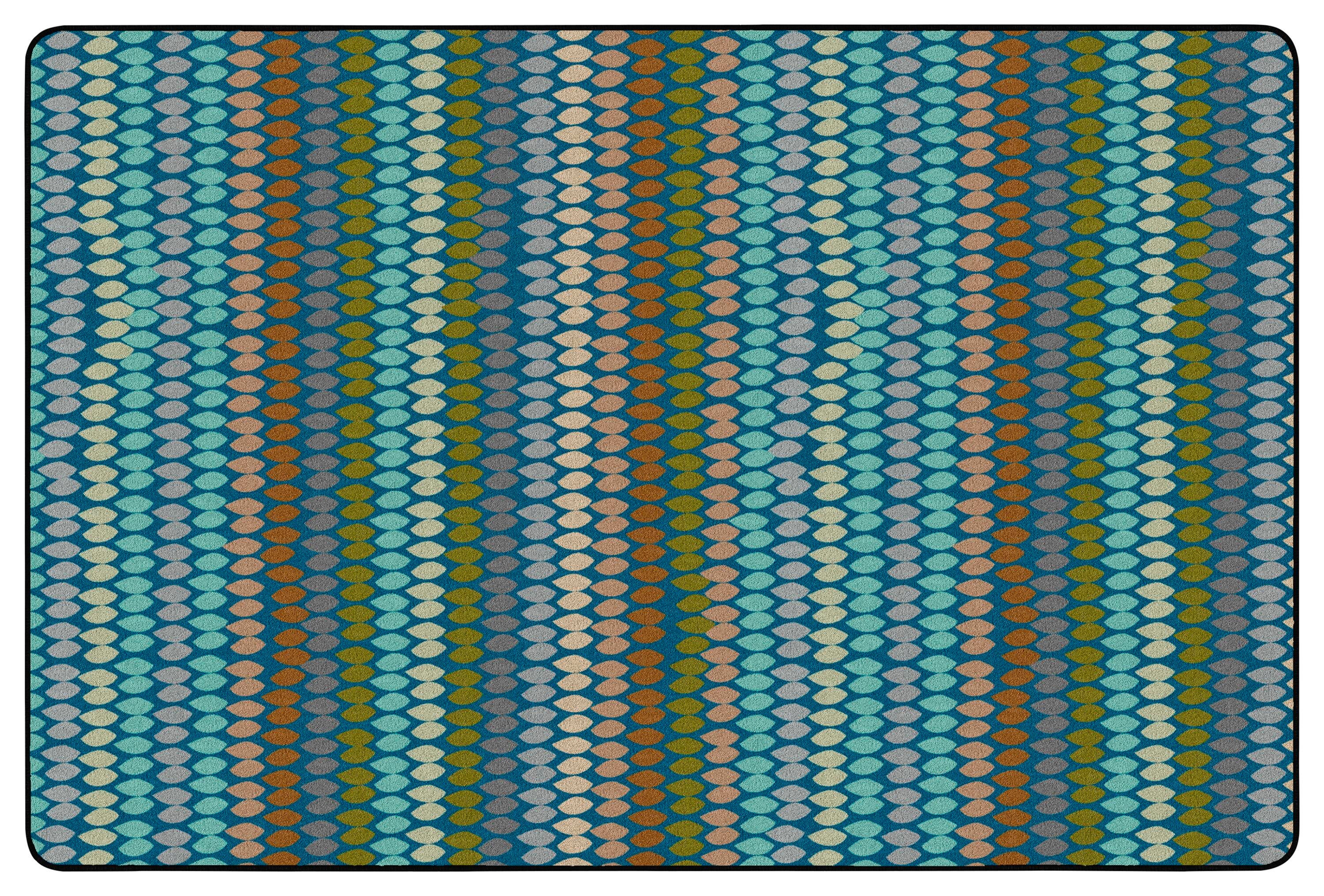 Childcraft Cobblestone Stripe Carpet, Rectangle 4000103