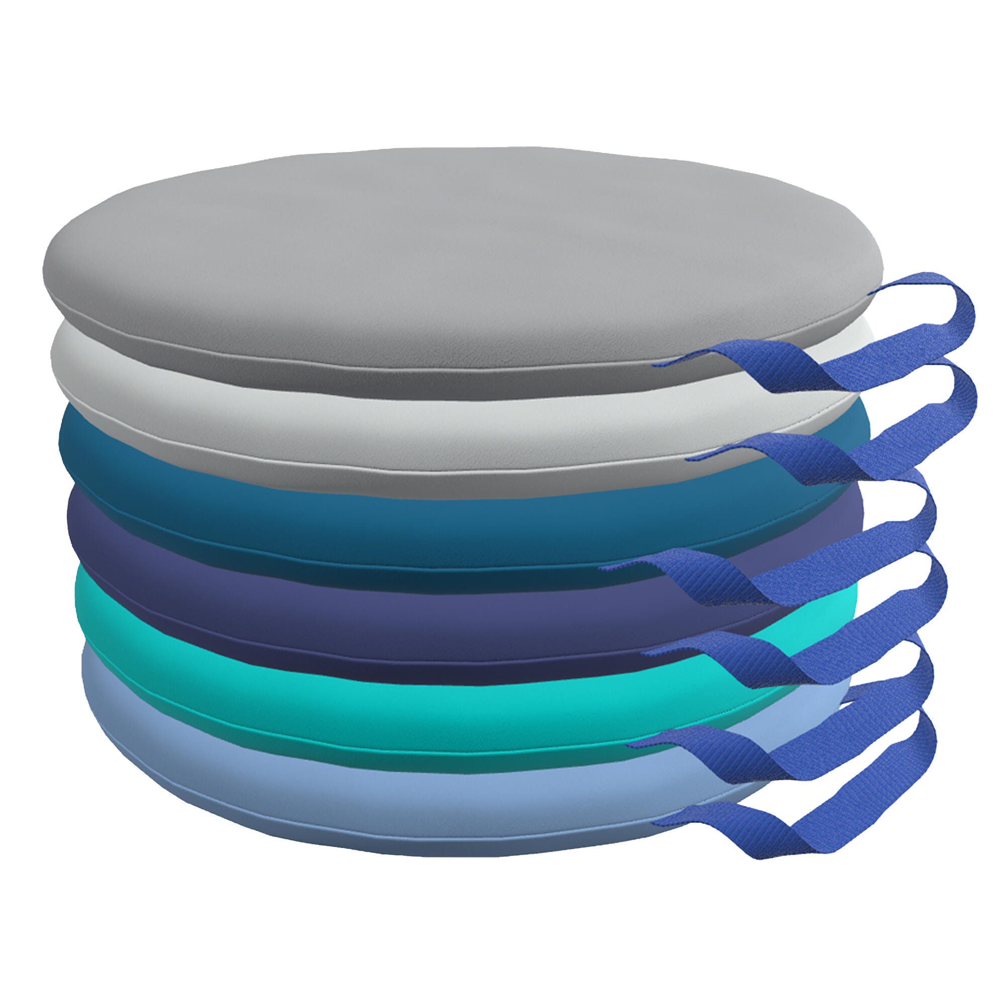 Image for Childcraft Round Cushions, Assorted Colors, Set of 6 from School Specialty