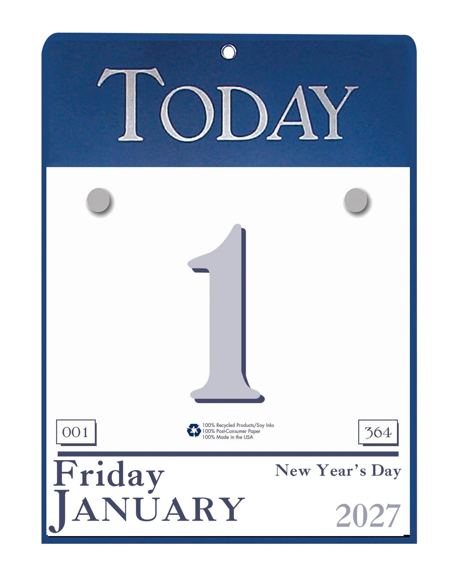 House of Doolittle Today Is Hanging Calendar, January to December 2027, 6-1/2 x 9 Inches