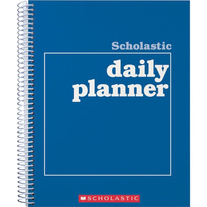 Scholastic K-6 Daily Planner, 8-1/2 x 11 Inches, 88 Pages