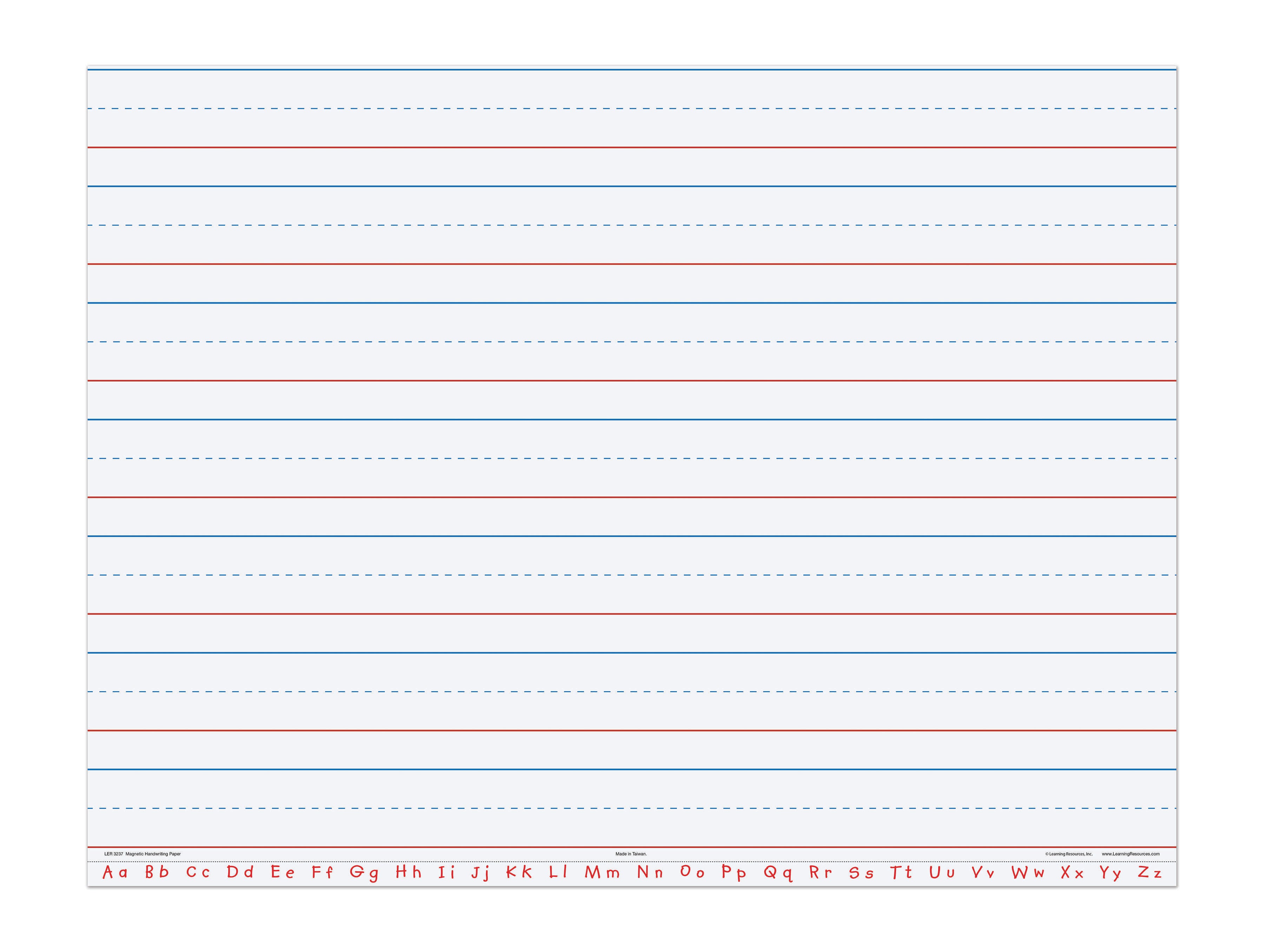 Learning Resources Magnetic Handwriting Paper, 28 x 22 Inches 1414081