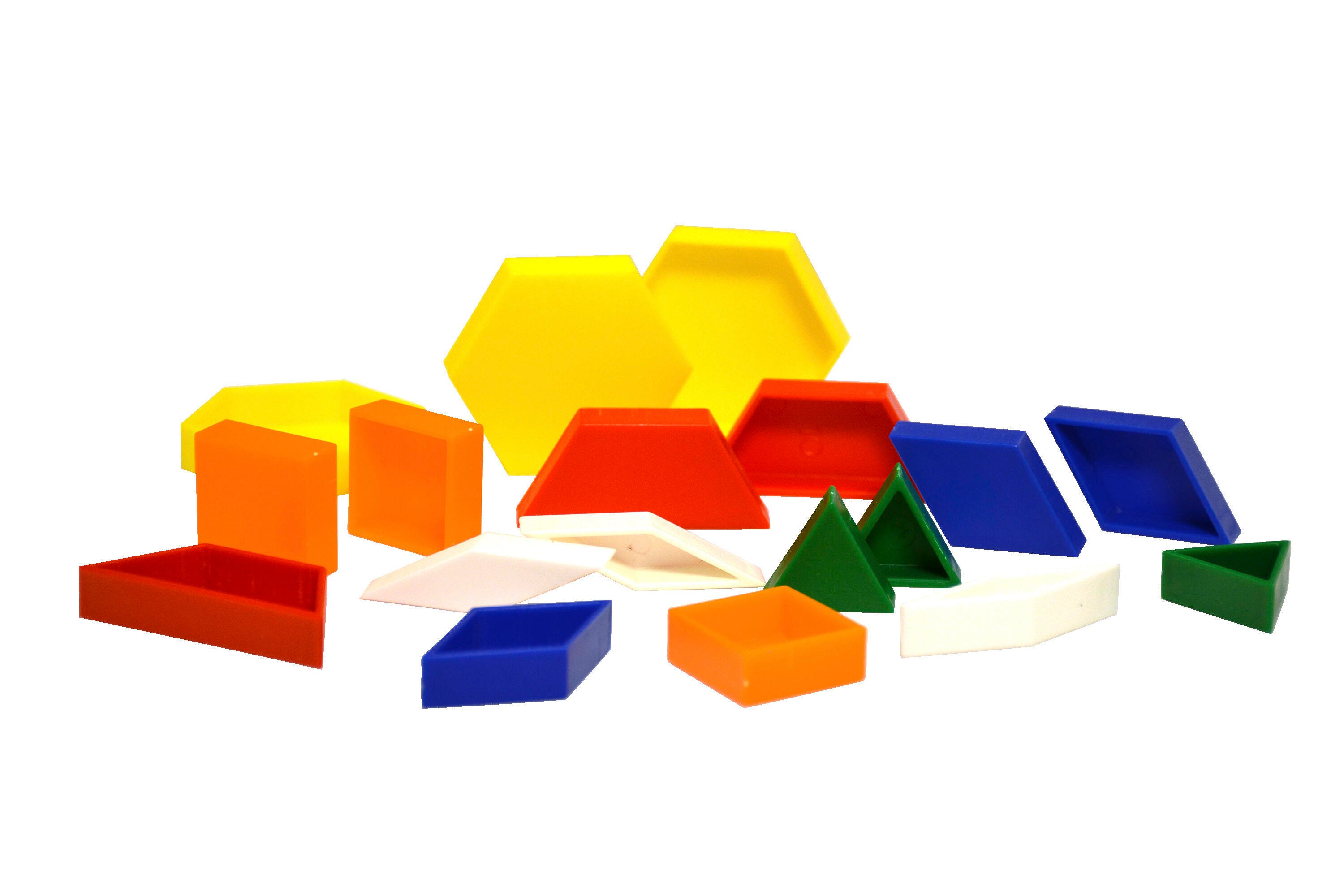 Achieve It! Plastic Pattern Blocks, Set of 250, Item Number 2105061