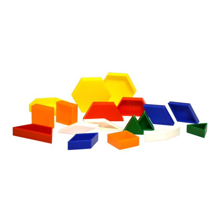 Achieve It! Plastic Pattern Blocks, Set of 250