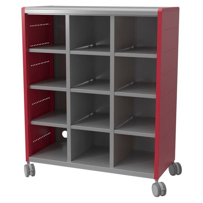 Classroom Select Geode Tall Cabinet, Triple Wide, 12 Cubbies
