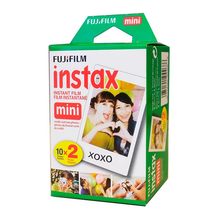 Fujifilm Instax Mini Instant Film Twin Pack, 20 Exposures