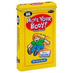 Super Duper Move Your Body Fun Deck, Item Number 2092085
