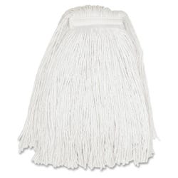 Genuine Joe Rayon Narrow Band Cut End Mophead, White