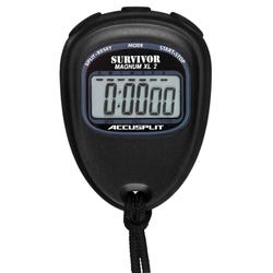 Accusplit Survivor 2 Series Stopwatch, Black, Item Number 1540601