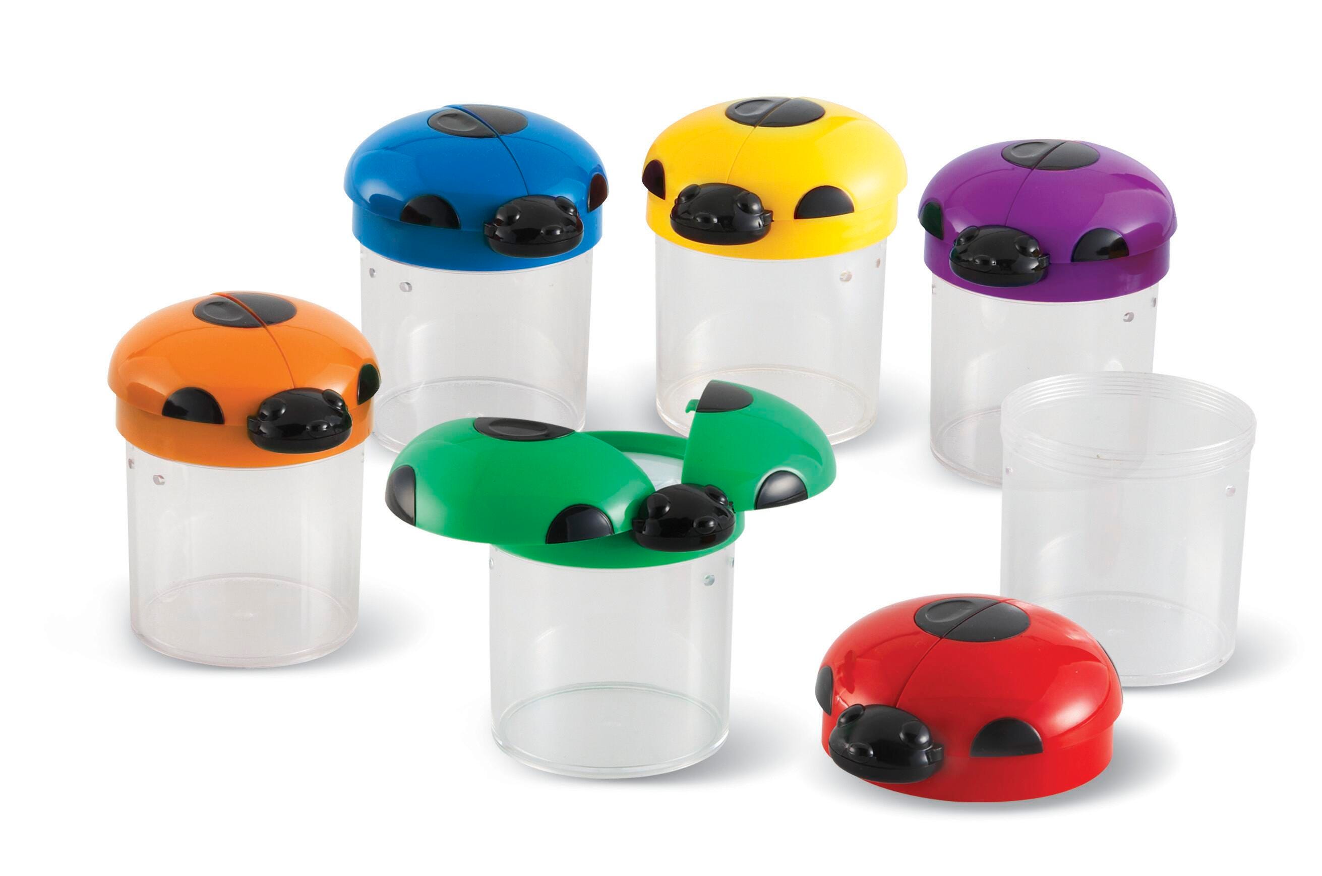 Learning Resources Primary Science Big View Bug Jars, Set of 6 1391219