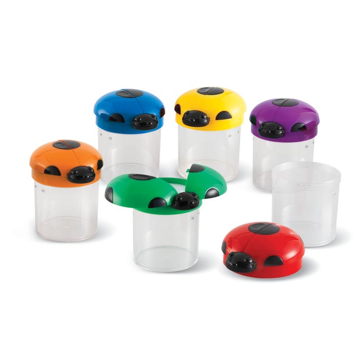 Learning Resources Primary Science Big View Bug Jars, Set of 6