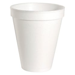 Genuine Joe 1-Piece Hot/Cold Cup, 12 oz, Styrofoam, White, Pack of 1000, Item Number 1332615