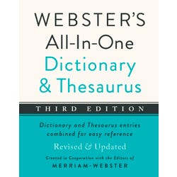 Webster's All-in-One Dictionary and Thesaurus, Third Edition 2133888