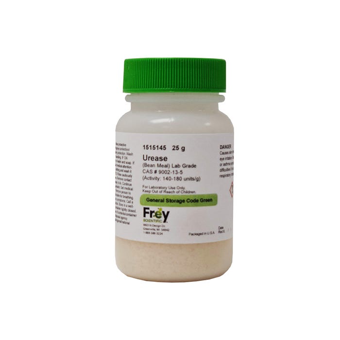 Frey Scientific Urease Bean Meal, Lab Grade, 25 Gram