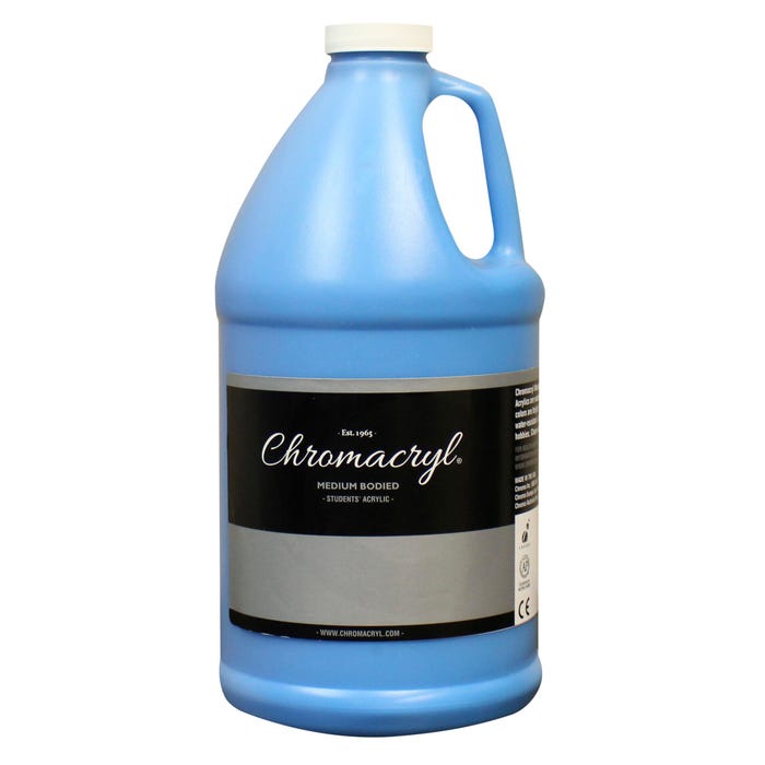 Chromacryl Students' Acrylics, Cobalt Blue, Half Gallon