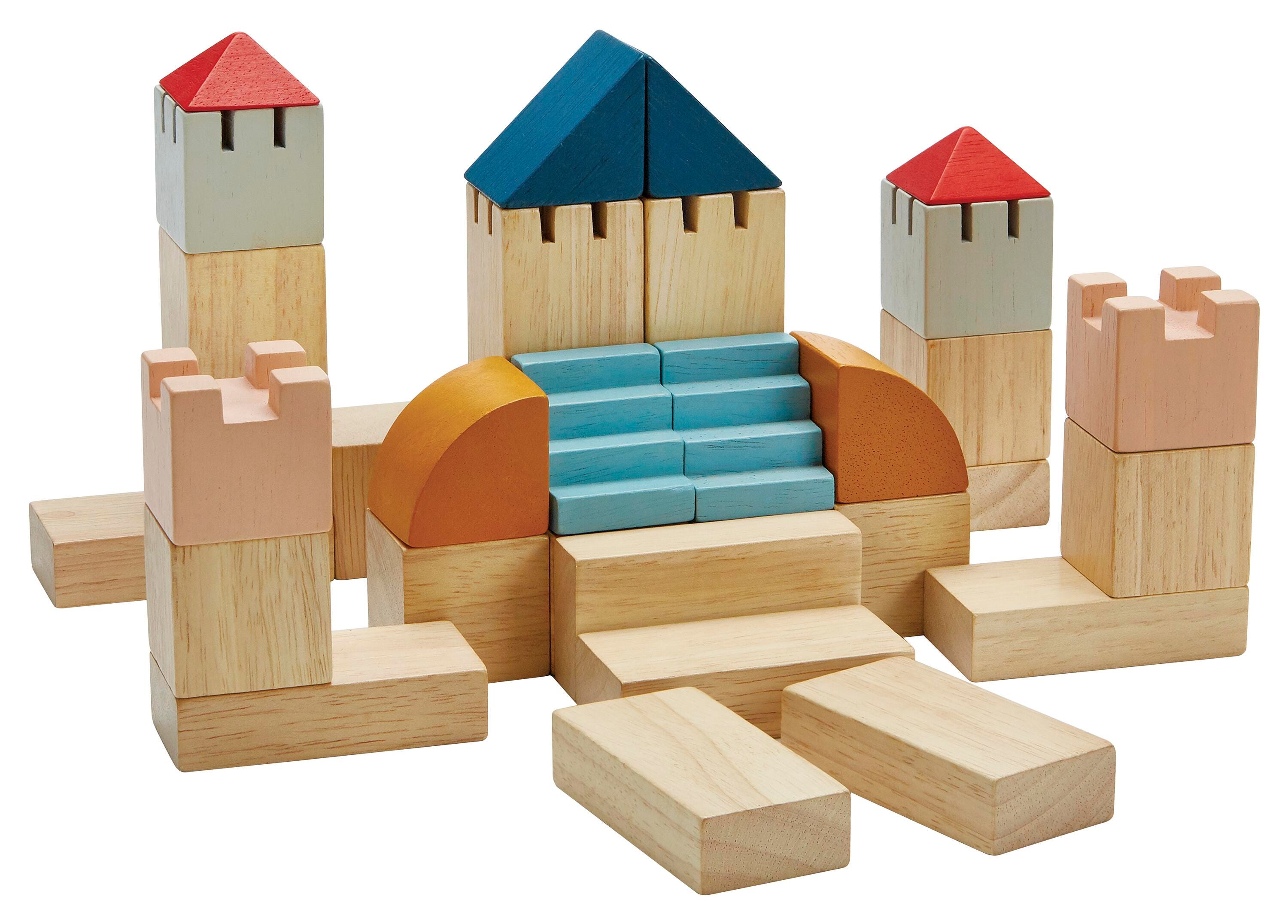 Plantoys Creative Block Set Orchard, 3 x 7 3/8 x 7 3/8 Inches, Item 2089083