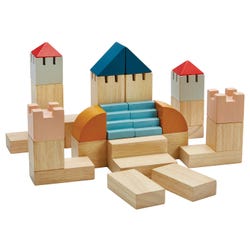 Plantoys Creative Block Set Orchard, 3 x 7 3/8 x 7 3/8 Inches, Item 2089083