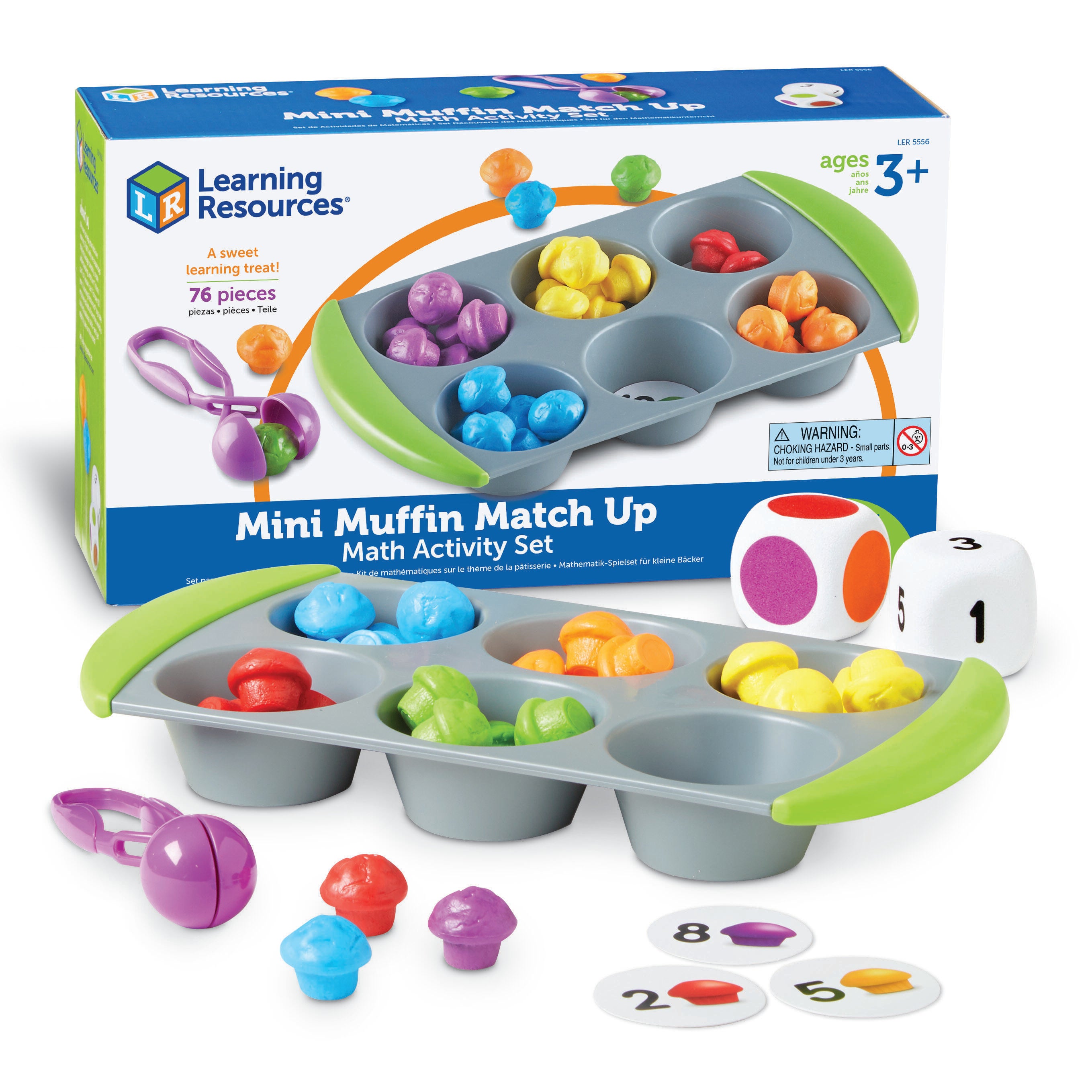 Learning Resources Mini Muffin Match Up Math Activity Set 1465323