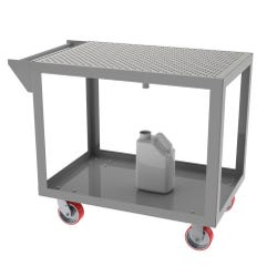 Greene Mobile Tear Down Cart with Perforated Top, 48 x 24 x 34 Inches