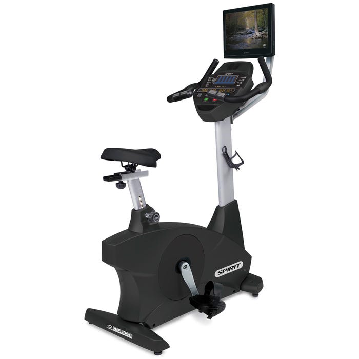 Spirit CU800ENT Upright Bike, 78 x 28 x 67 Inches