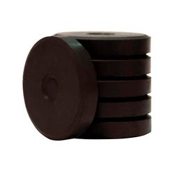 Jack Richeson Mini Tempera Cake, Black, Pack of 6, Item Number 1496091