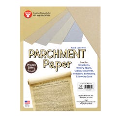 Hygloss Parchment Paper, 8-1/2 x 10 Inches, Natural, 30 Sheets 2150648