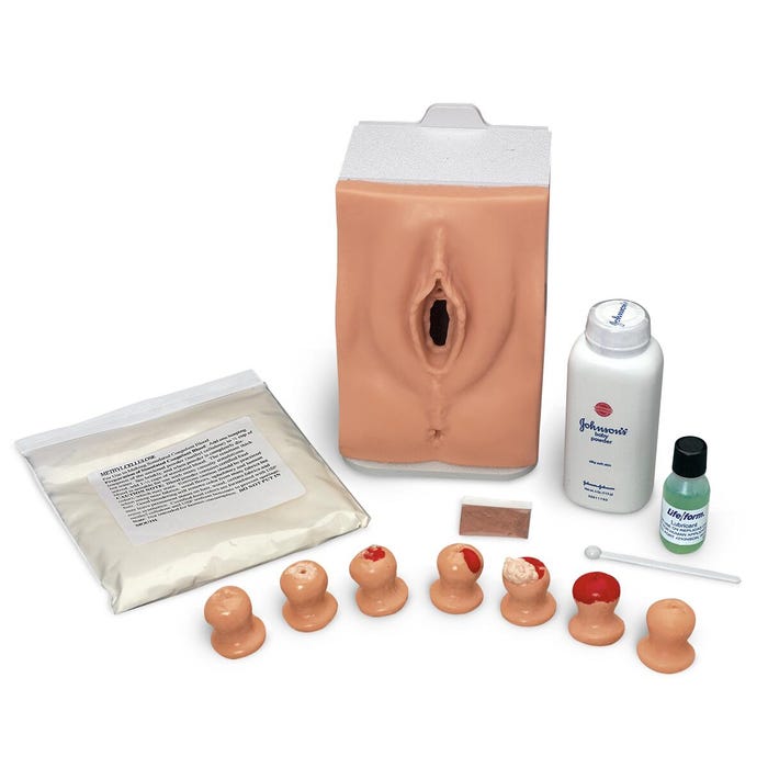 Life/form® Cervical Exam and Pap Smear Test Trainer - Light