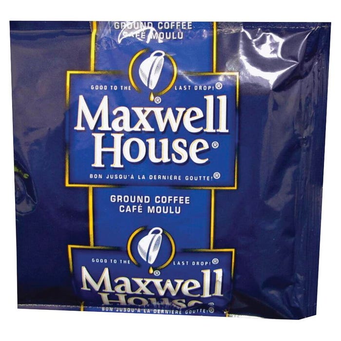 Maxwell House Arabica Beans House Coffee Pack, 1.5 oz, 10 - 12 Cup, Pack of 42