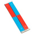 Painted Blue And Red Bar Magnets