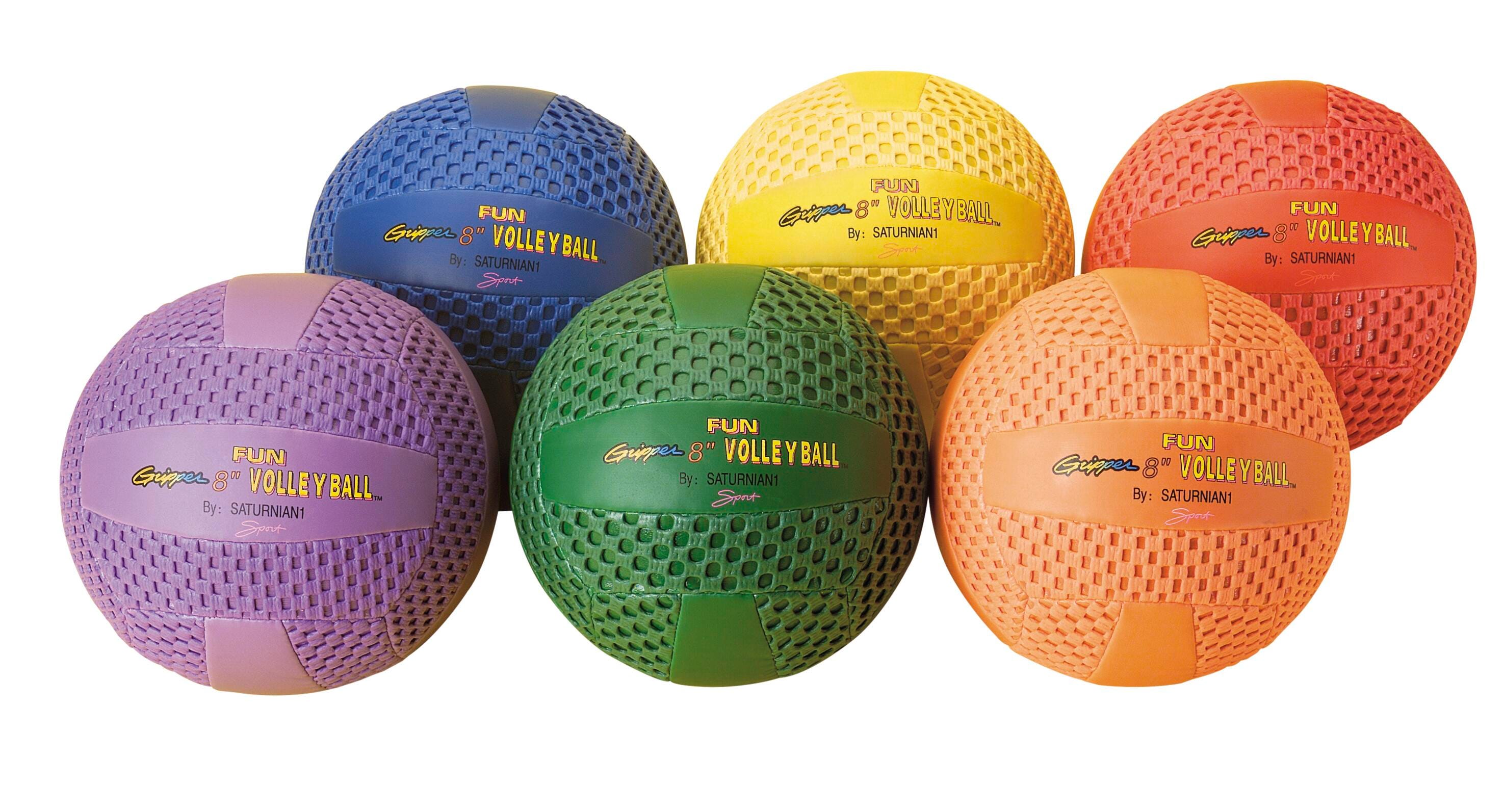 FlagHouse Saturnian Fun Gripper Volleyball, Green 2121760