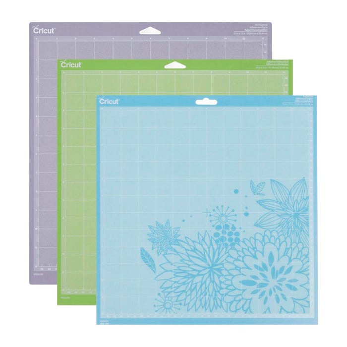 Cricut Cutting Mats, 12 x 12 Inches, Variety Set of 3