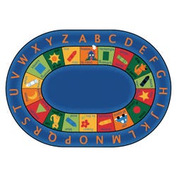 Carpets for Kids Premium Bilingual Circletime Carpet, Oval 4002392
