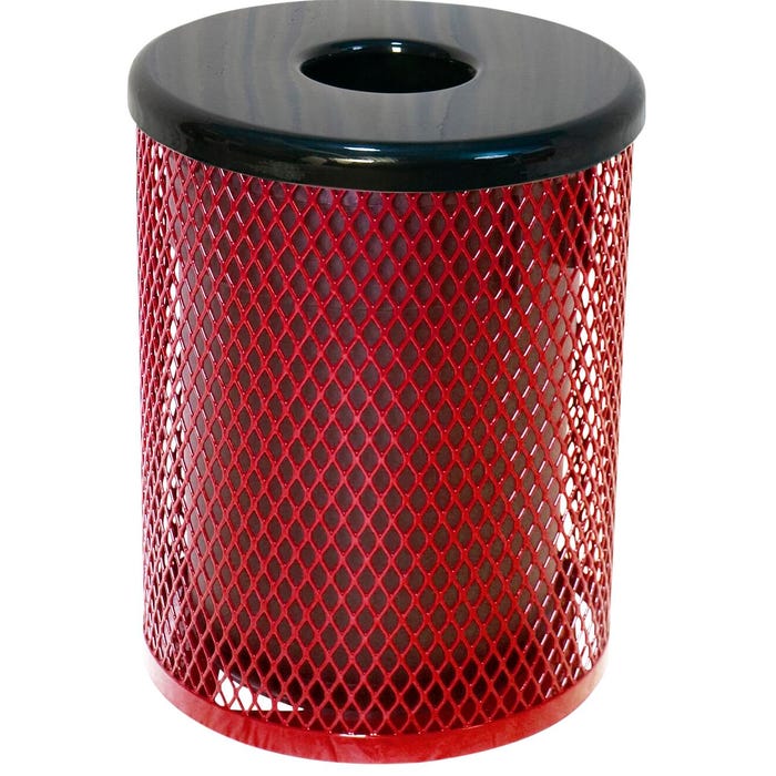 UltraSite 32 Gallon Diamond Pattern Trash Receptacle