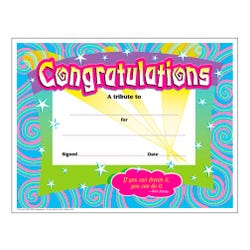 Award Certificates, Item Number 2003456