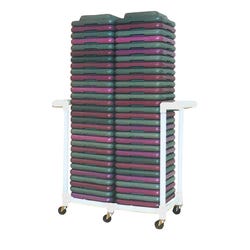 Duracart Health Club Step Riser Cart, 46 x 19 x 42 Inches