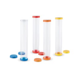 Learning Resources Primary Science Sensory Tubes, Set of 4, Ages 2 and Up 2002887