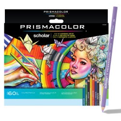 Prismacolor Scholar Colored Pencils, Assorted Colors, Set of 60