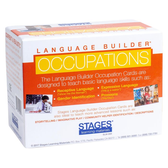 Stages Learning Language Builder, Occupations