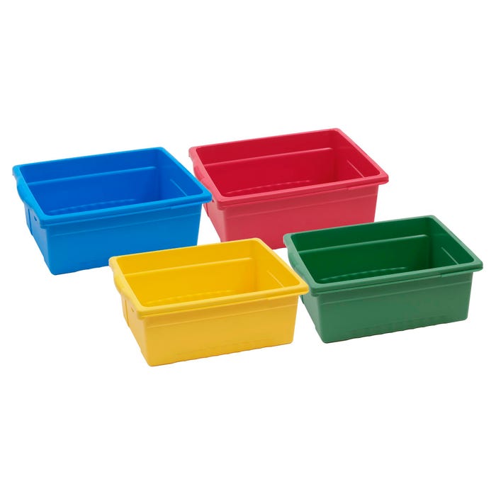 Copernicus Standard Tub Set, Assorted Color, 15-5/8 x 12-9/16 x 6 Inches, Pack of 4